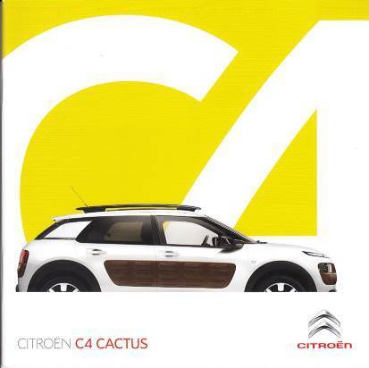 Autoprospekt Citroen C4 Cactus August 2014