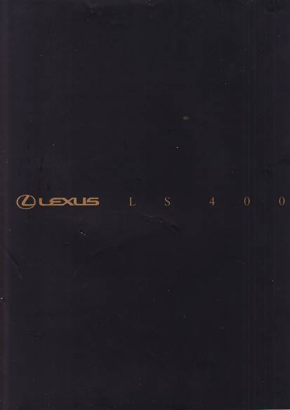 Autoprospekt Lexus LS 400 Oktober 1992