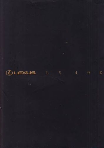 Autoprospekt Lexus LS 400 Oktober 1992