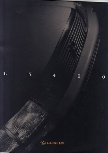 Autoprospekt Lexus LS 400 Januar 1994