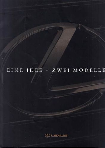 Autoprospekt Lexus LS 400 - GS 300 9 - 1993