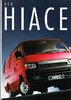 Autoprospekt Toyota Hiace Januar 1992