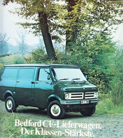 Autoprospekt Opel Bedford CF Lieferwagen