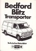 Technikprospekt Opel Bedford Blitz Transporter 1974