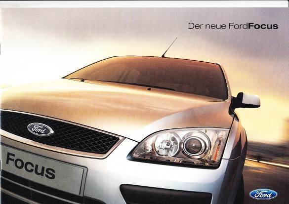 Autoprospekt Ford Focus August 2004