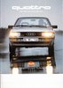 Autoprospekt Audi Quattro Programm 1984