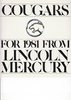 Die Cougars von Lincoln und Mercury Prospekt 1981