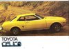 Autoprospekt Toyota Celica März 1975 gelocht