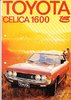 Autoprospekt Toyota Celica 1600 März 1972 gelocht