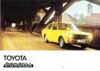 Autoprospekt Toyota Corolla Januar 1975 gelocht