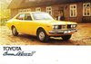 Autoprospekt Toyota Corona Mark II Juni 1975 gelocht