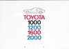 Autoprospekt Toyota Programm 6 - 1975 gelocht