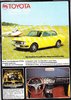 Autoprospekt Toyota Carina 1600 9- 1973 gelocht