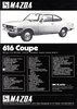 Autoprospekt Mazda 616 Coupe