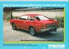 Autoprospekt Mazda Programm Oktober 1976