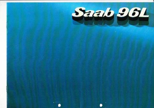 Autoprospekt Saab 96 L