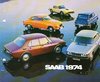 Autoprospekt Saab Programm 1974