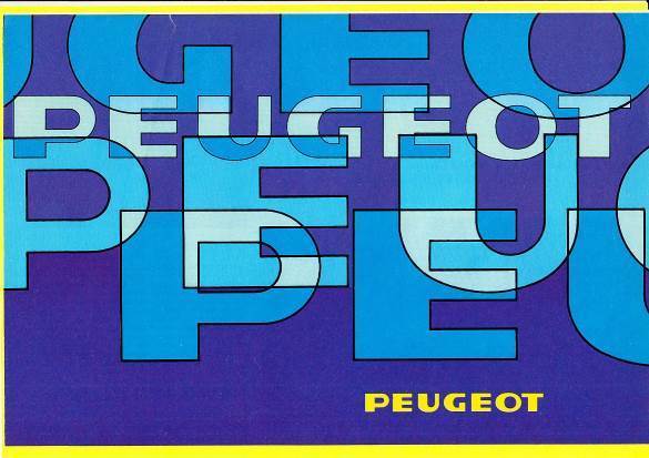 Autoprospekt Das Peugeot Programm Prospekt 1979