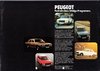 Autoprospekt Peugeot Programm 1976