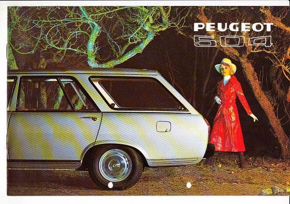 Autoprospekt Peugeot 504 1972