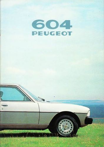 Autoprospekt Peugeot 604 Juli 1978 NL