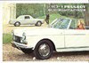 Autoprospekt Peugeot 404 Cabriolet Coupe 1968