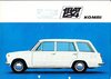 Autoprospekt Fiat 124 Kombi August 1971 - gelocht