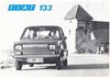 Autoprospekt Fiat 133 Mai 1975 gelocht
