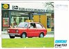 Autoprospekt Fiat 133 Juli 1975 gelocht