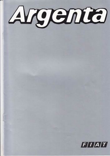 Autoprospekt Fiat Argenta September 1981