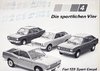 Autoprospekt Fiat 128 Sport Coupe März 1972 gelocht
