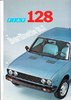 Autoprospekt Fiat 128 Berlinetta GLX 1978 gelocht
