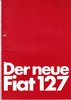 Autoprospekt Fiat 127 Juli 1977 gelocht