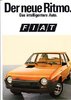 Autoprospekt Fiat Ritmo September 1978