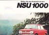 Autoprospekt NSU Prinz 1000 gelocht