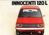Autoprospekt Innocenti 120 L April 1977 gelocht