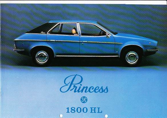 Autoprospekt Leyland Princess 1800 HL 1975 gelocht