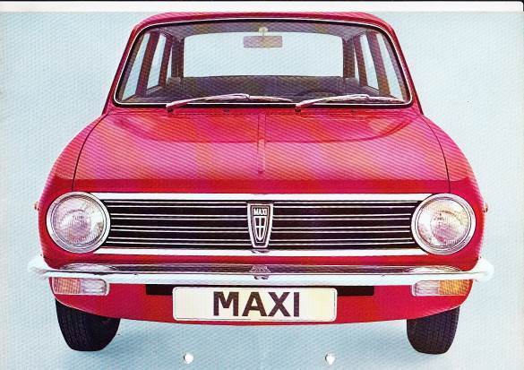 Autoprospekt Austin Maxi gelocht
