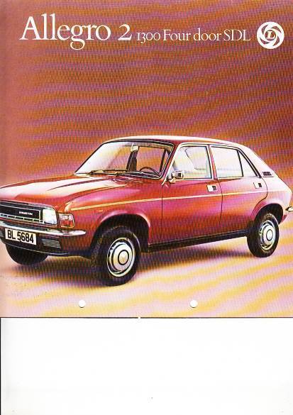 Autoprospekt Leyland Allegro 2 1300 SDL 1976