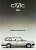 Autoprospekt Honda Civic SLW Mai 1980