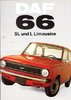 Autoprospekt Daf 66 SL L Limousine 1972
