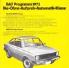 Autoprospekt Daf Programm 1972