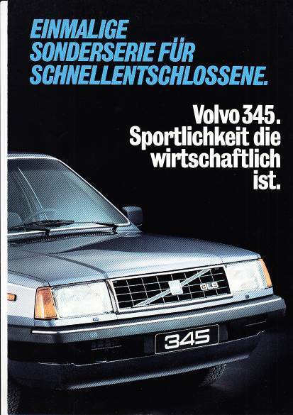 Autoprospekt Volvo 345 RAR