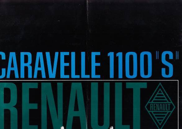 Autoprospekt Renault Caravelle 1000 S