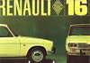 Rarität Autoprospekt Renault 16