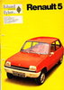 Alter Autoprospekt Renault 5