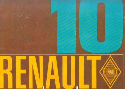Autoprospekt Renault 10