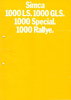 Autoprospekt Simca 1000 1972 mit Rallye