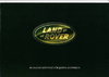 Autoprospekt Land Rover Programm September 1991