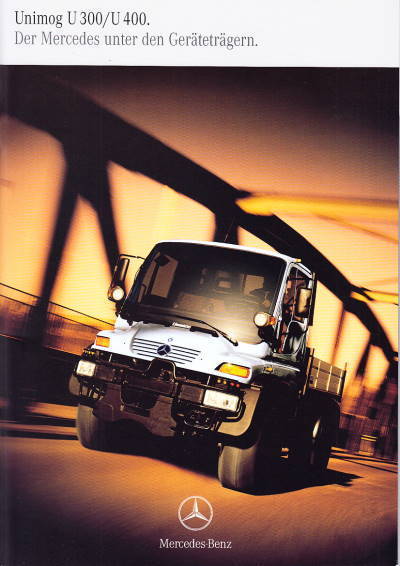 Autoprospekt Mercedes Unimog U 300 U 400 2000
